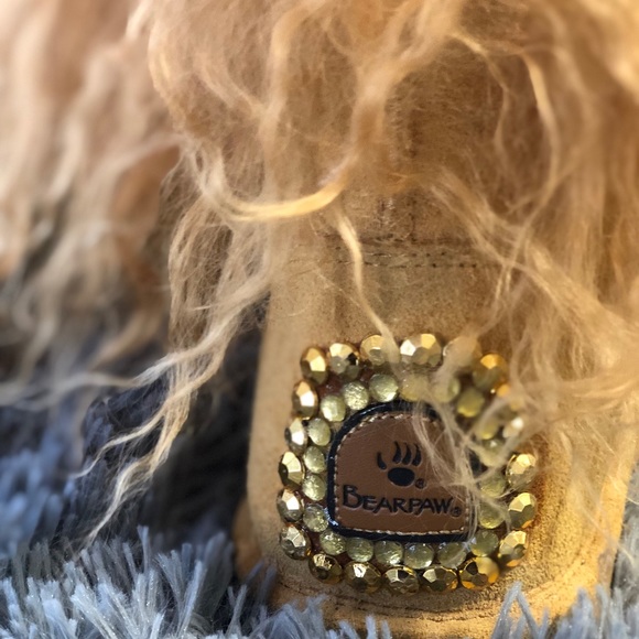 Custom Rhinestone Fur Bearpaw Boots! - Picture 7 of 8